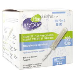 UNYQUE® BIO Ultra Protection Normale Tampons avec applicateur