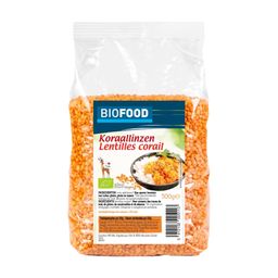 BIOFOOD Lentilles corail bio