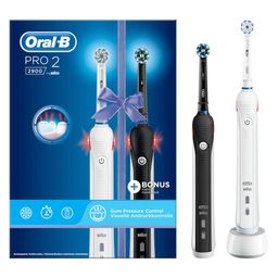 Oral-B PRO 2 2900 Brosse À Dents Électrique Black + White