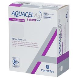 Aquacel™ Ag Foam Pansement en mousse 5 x 5 cm