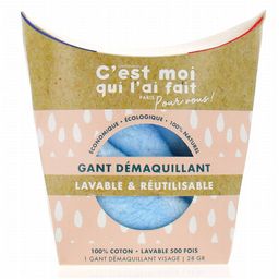 C'EST MOI QUI L'AI FAIT Gant Démaquillant - Lavable et Réutilisable