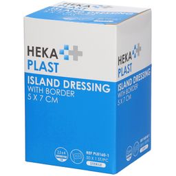 HEKA PLAST Border Pansement Stérile 5 x 7 cm