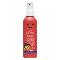 APIVITA BEE SUN SAFE Lotion Hydra Solaire Enfant Application facile SPF50