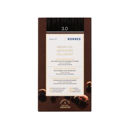 KORRES Huile d'argan Coloration Permanente CHÂTAIN FONCÉ 3.0