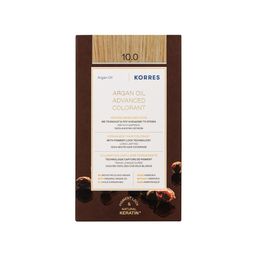 KORRES Huile d'argan Coloration Permanente BLOND PLATINE 10.0
