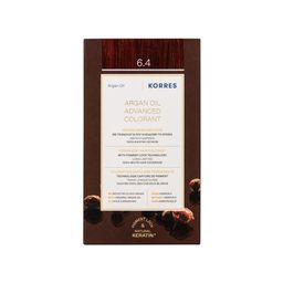 KORRES Huile d'argan Coloration Permanente BLOND FONCÉ CUVRÉ 6.4