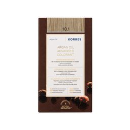 KORRES Huile d'argan Coloration Permanente BLOND PLATINE CENDRÉ 10.1