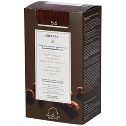 KORRES Huile d'argan Coloration Permanente CHÂTAIN CLAIR MAGENTA 5.6