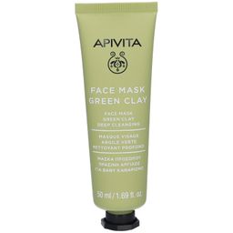 APIVITA Masque visage argile verte nettoyant profond