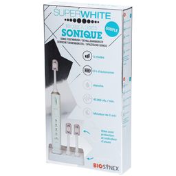 SUPERWHITE® Brosse à Dents Sonique Blanche