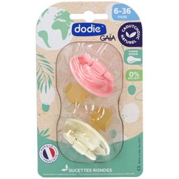 Dodie Tétine Rubébé Jaune - Rose Dès 6 Mois