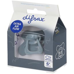DIFRAX Tétine naturel en silicone 6 mois et +