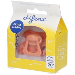 DIFRAX Tétine naturel en silicone 20 mois et +