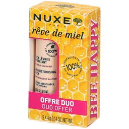 NUXE Rêve de Miel Stick Lèvres Hydratant x2