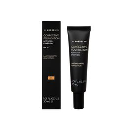 Korres Fond de Teint Correcteur au charbon actif Teinte 4