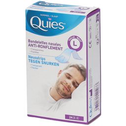 QUIES Bandelettes Nasales Anti-Ronflement L
