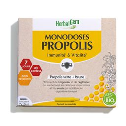 HerbalGem PROPOLIS MONODOSES 7 x 10 ml