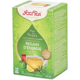Yogi Tea Natural Energy – Infusion bio stimulante au thé blanc & citron