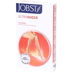 JOBST Ultrasheer All-round Mi-bas Classe 1 Ad Regular Open Softfit Naturel Medium