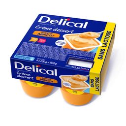 Delical Crème dessert sans lactose Abricot