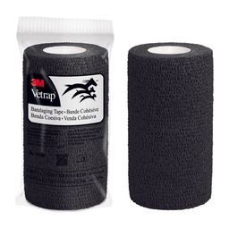 3M Vetrap Elastisch Steunverband 10 cm x 450 cm Zwart