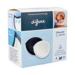 DIFRAX Coussinets d'Allaitement Blanc - Noir