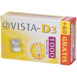 VISTA-D3™ 1000 + 60 Smelttabletten GRATIS Duo
