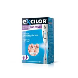 EXCILOR® - Traitement des verrues - DUO POWER - Extra fort pour le traitement des verrues - Traitement combinant cryothérapie et gel acide - Pour les verrues situées sur les mains et pieds - Résultats visibles dès le 5e jour (1) - Cliniquement prouvée (2)