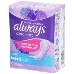 Always Discreet Fuites Urinaires Protection Intégrale Serviettes