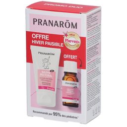 Pranarom PranaBB Baume Pectoral Bébé + PranaBB Solution Défenses Naturelles pour Bébé Bio