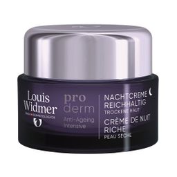 Louis Widmer Proderm Anti-Ageing Intensive Crème de Nuit Texture Riche Légèrement Parfumée