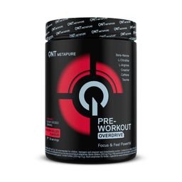 QNT Metapure Preworkout Overdrive Raspberry Killer