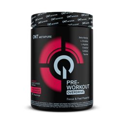 QNT Metapure Preworkout Overdrive Wild Cherry Lime
