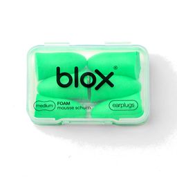 Blox Mousse Medium Vert Bouchons d'Oreilles