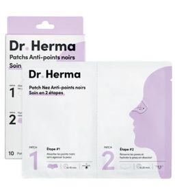 DR. HERMA Patch anti-points noirs 2 étapes