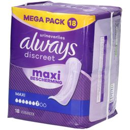 Always Discreet Serviettes pour fuites urinaires Maxi