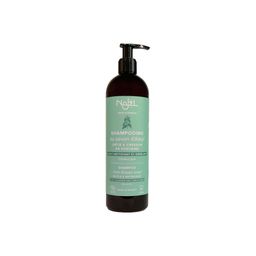 Najel Shampoing au Savon d'Alep 2 en 1 Nettoyant et Démêlant Cheveux Gras