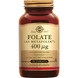 Solgar Metafolin® - Vitamine B9 - 400 µg - Maternité - 50 comprimés