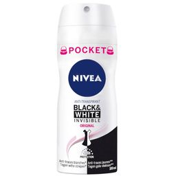 NIVEA Déodorant Pocket Invisible For Black&White Spray (For Women)