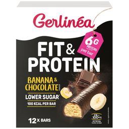 Gerlinéa Carb Reduced - High Protein Barres Chocolat & Banane
