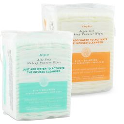 Adephar Lingettes démaquillantes 2-en-1 à l'huile d'argan et à l'aloe vera