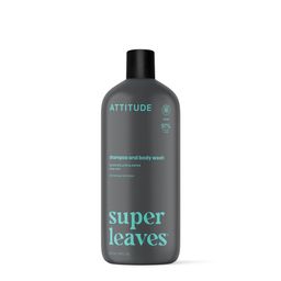 Attitude Super Leaves Men 2 en 1 Shampoing et Gel Nettoyant 473 ml shampoing