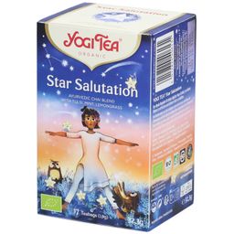 Yogi Tea Star Salutation – Infusion ayurvédique bio au tulsi, menthe et citronnelle