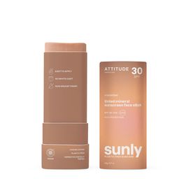 ATTITUDE™ Sunly Bâton Solaire Visage Tinté Sans Odeur SPF30