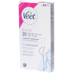 Veet Pure 20 Bandes de cire