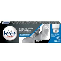 Veet Men Bodycurv Crème Dépilatoire Aisselles Peaux Sensibles