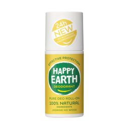 Happy Earth Déodorant à bille 100% naturel Jasmin & Bois de Ho