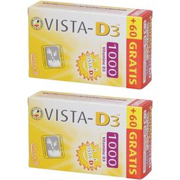 VISTA-D3™ 1000 + 60 Comprimés Fondants GRATUITS Duo