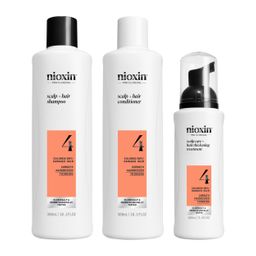 Kit de fidélité Nioxin System 4 pour les cheveux colorés et clairsemés avancés