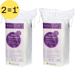Laboratoire Marque Verte Maxi carrés coton prédécoupés